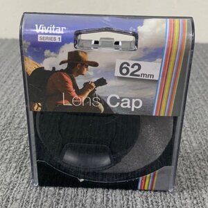 Vivitar Series 1 Lens Cap 62mm Black Snap on For Digital & SLR Cameras